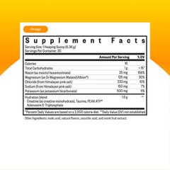 Seeking Health electrolyte powder orange scoop pour for quick energy