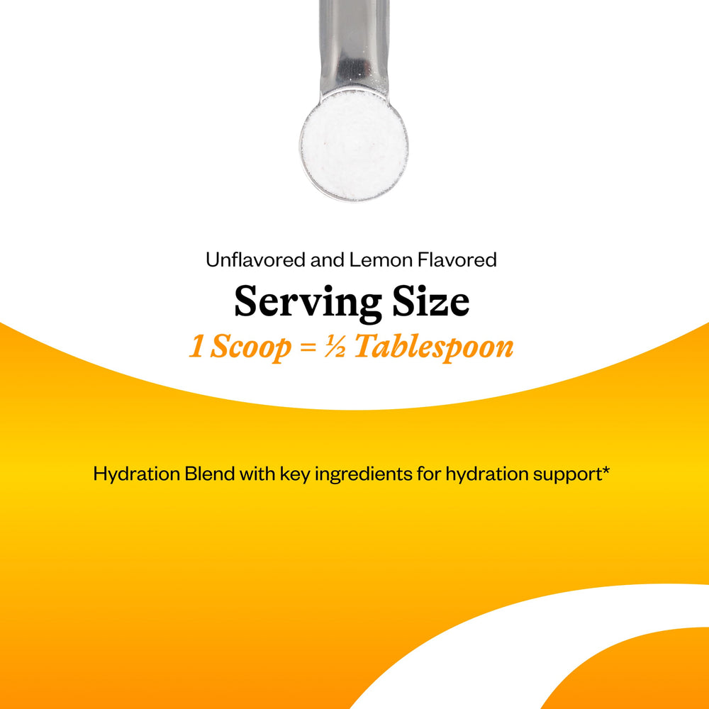 Seeking Health Optimal Electrolyte scoop and glass for quick hydration