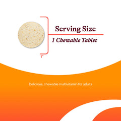 Seeking Health Optimal Multivitamin Chewable ingredients label reveals antioxidant components for wellness.
