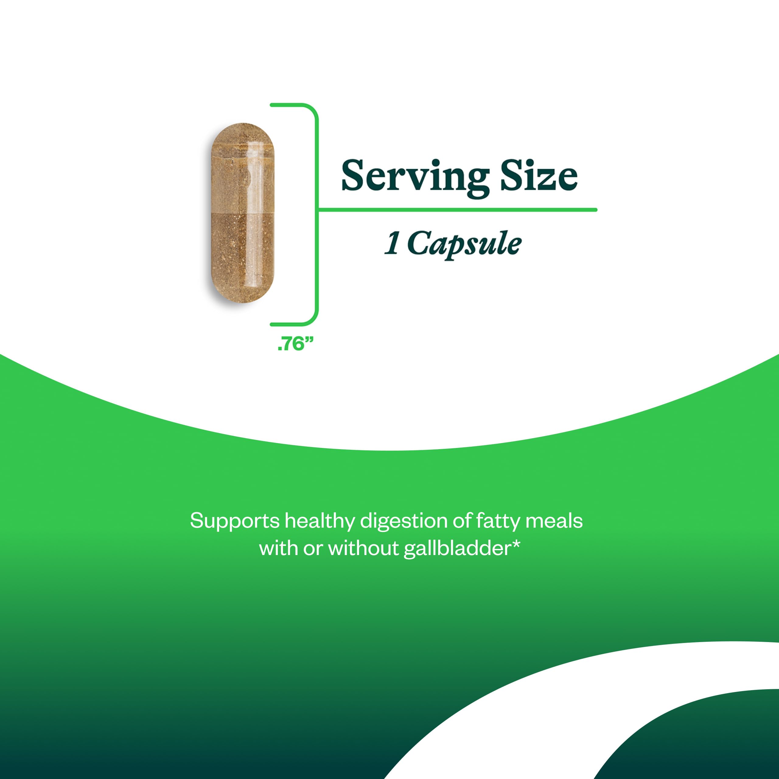 Seeking Health Ox Bile capsules out of container for easy dosing.