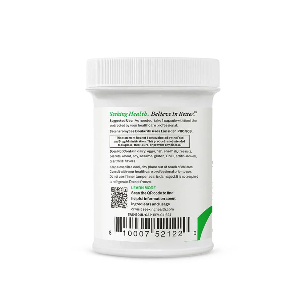 Travel-pack image of Seeking Health Saccharomyces boulardii for easy carry