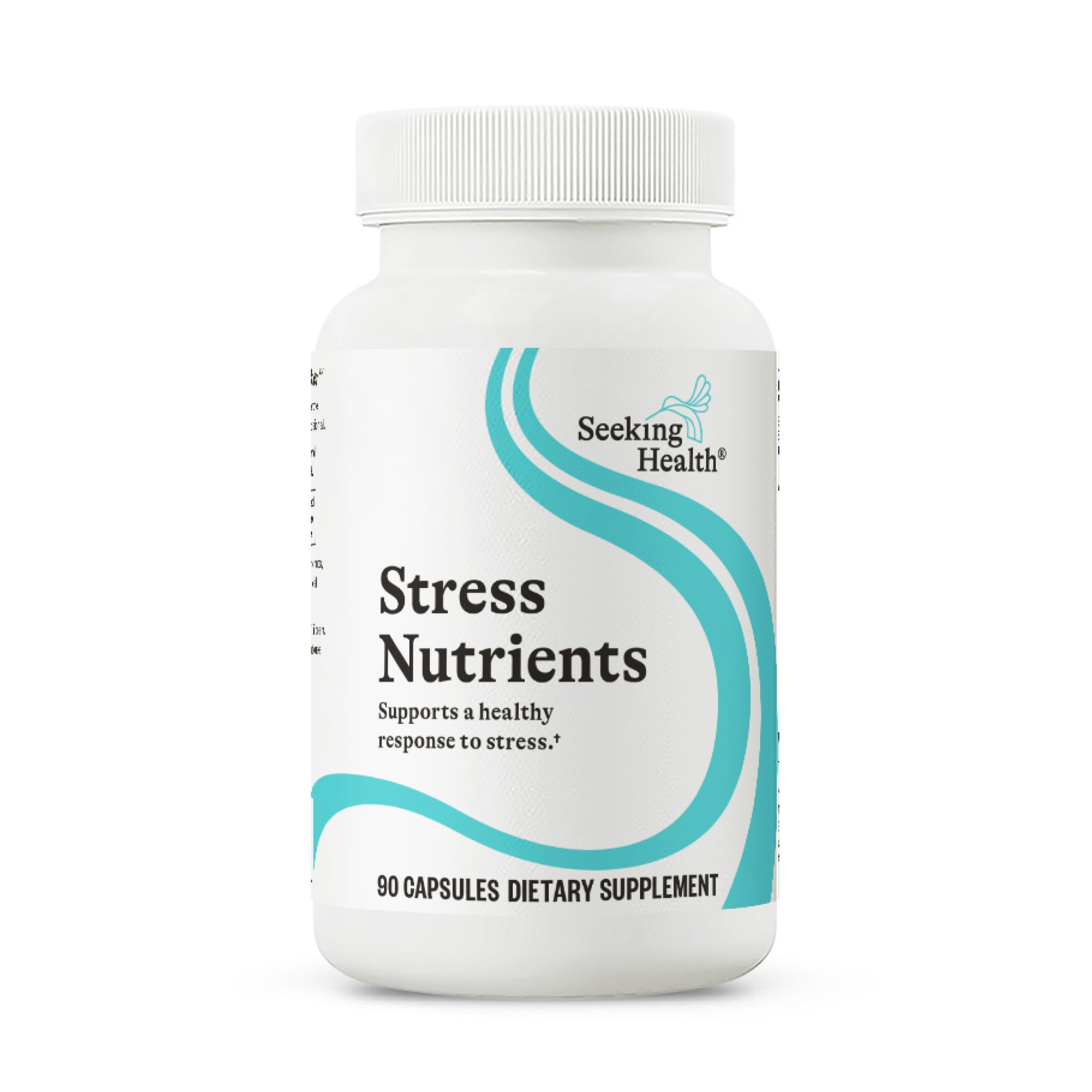 Seeking Health Stress Nutrients bottle front for daily adrenal support