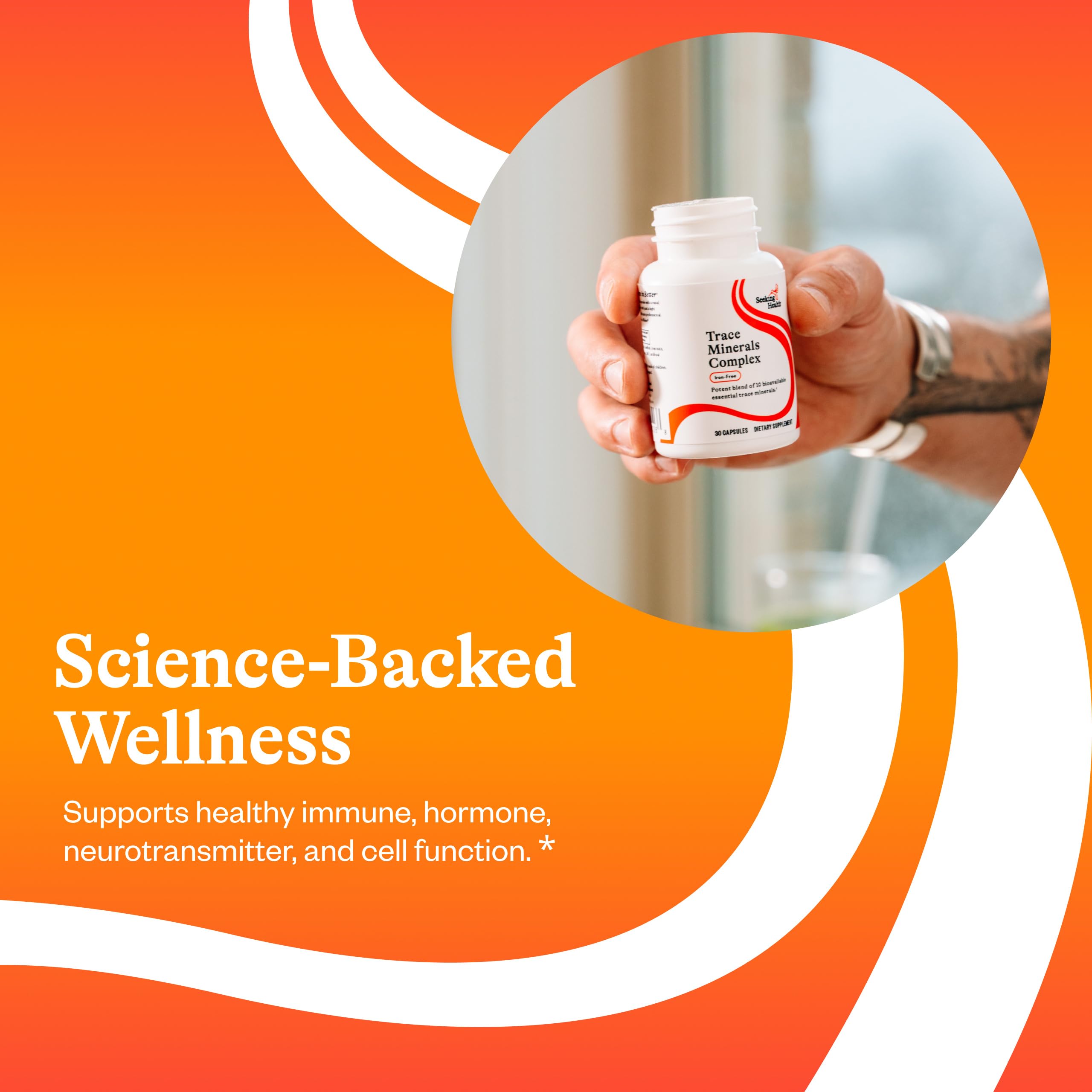Seeking Health Trace Minerals Complex nutrition facts help informed daily supplementation.