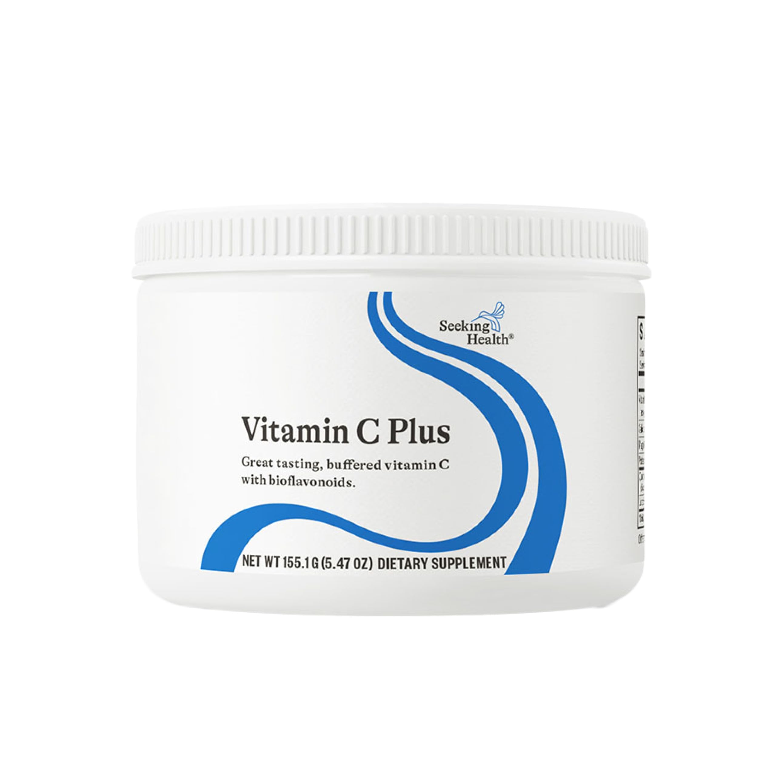 Seeking Health Vitamin C Plus bottle front view for easy daily use