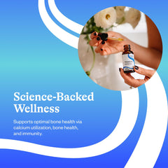 Seeking Health Vitamin D3 Drops 1 fl oz label showing serving size.
