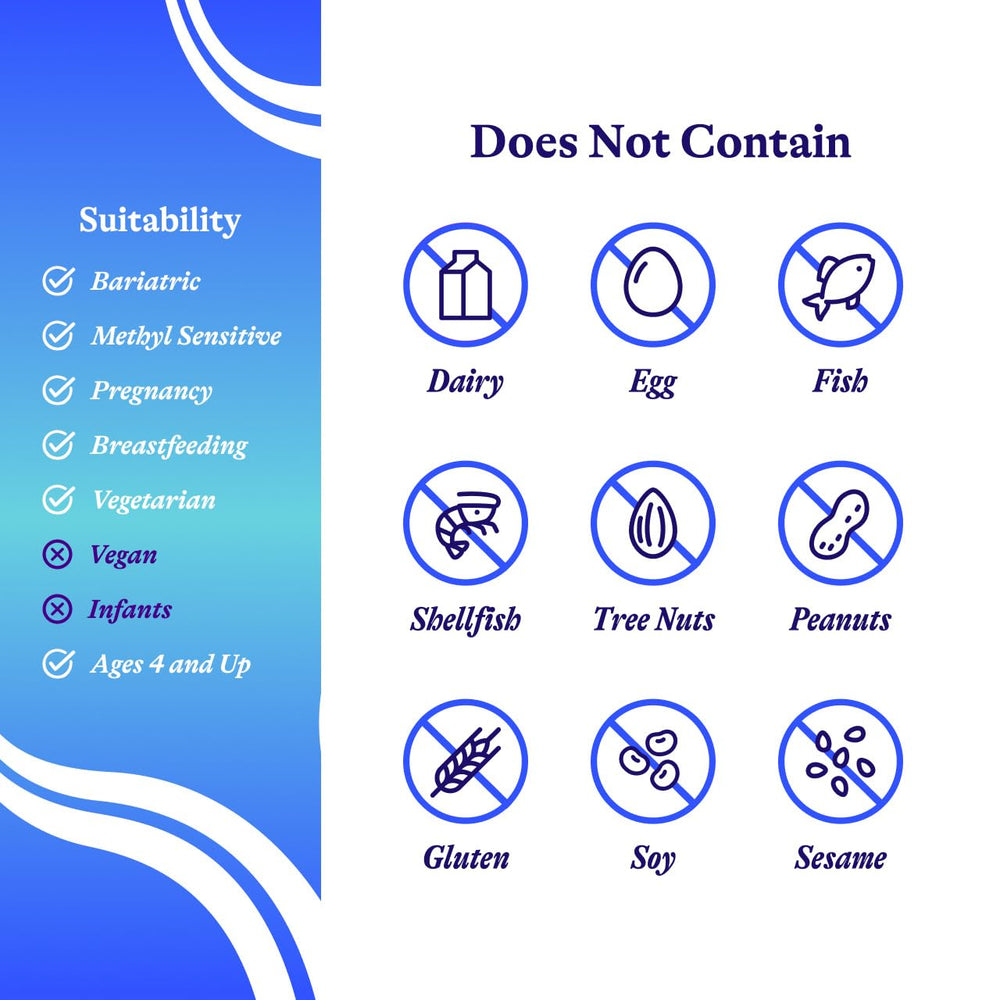Seeking Health Vitamin D3 + K2 icons emphasize GMO-free and gluten-free safety