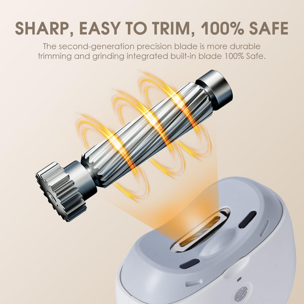 Seemagic 2-in-1 nail trimmer USB rechargeable for fast household grooming