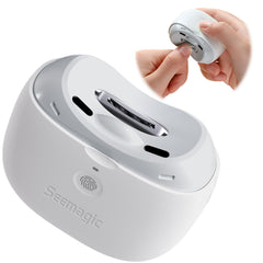 Seemagic electric nail clippers with LED light for safe baby trimming