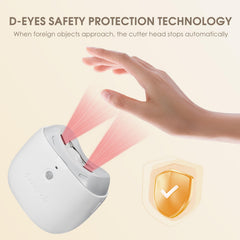 Seemagic nail clippers with quiet motor for peaceful trimming