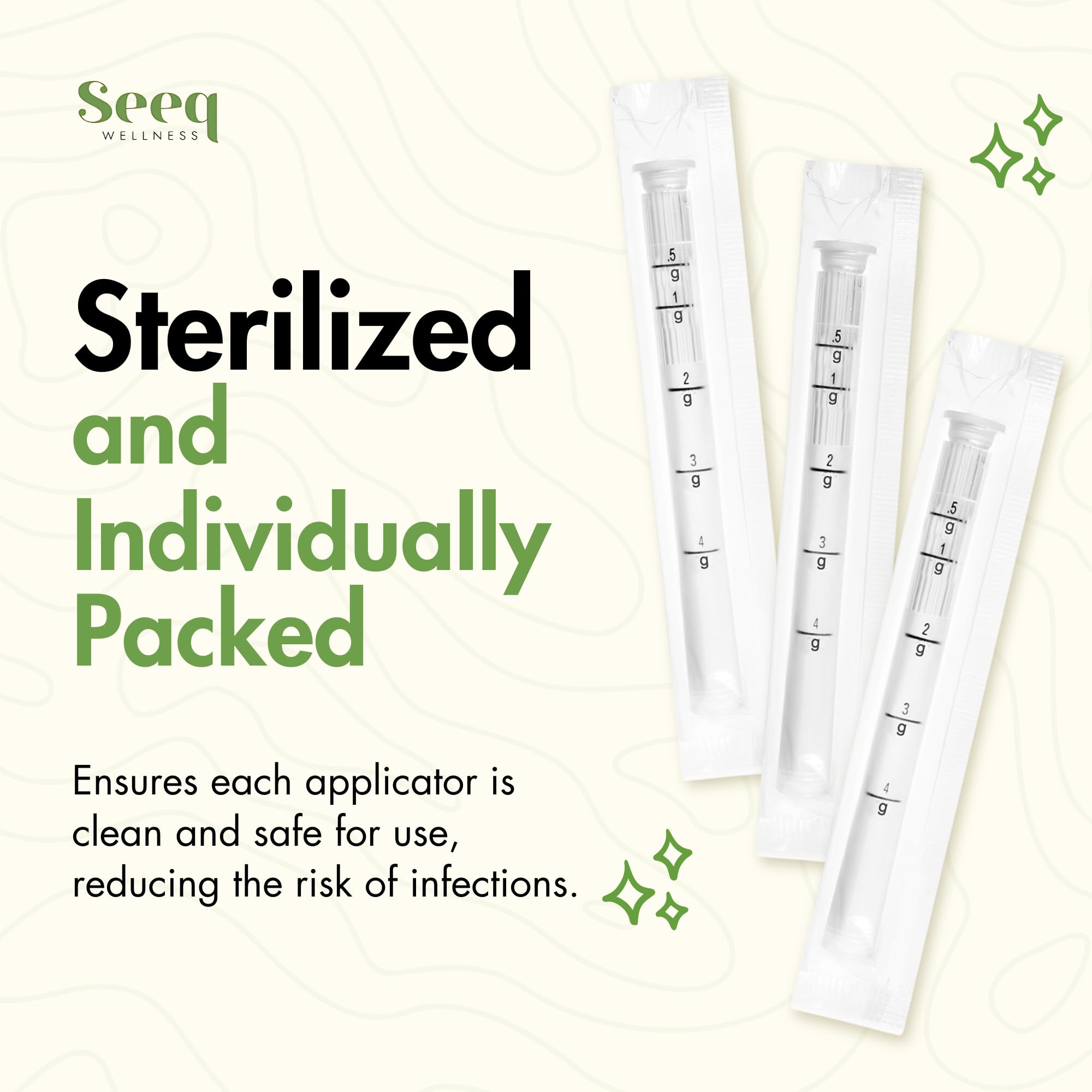 Seeq Wellness made in USA label on the applicator box