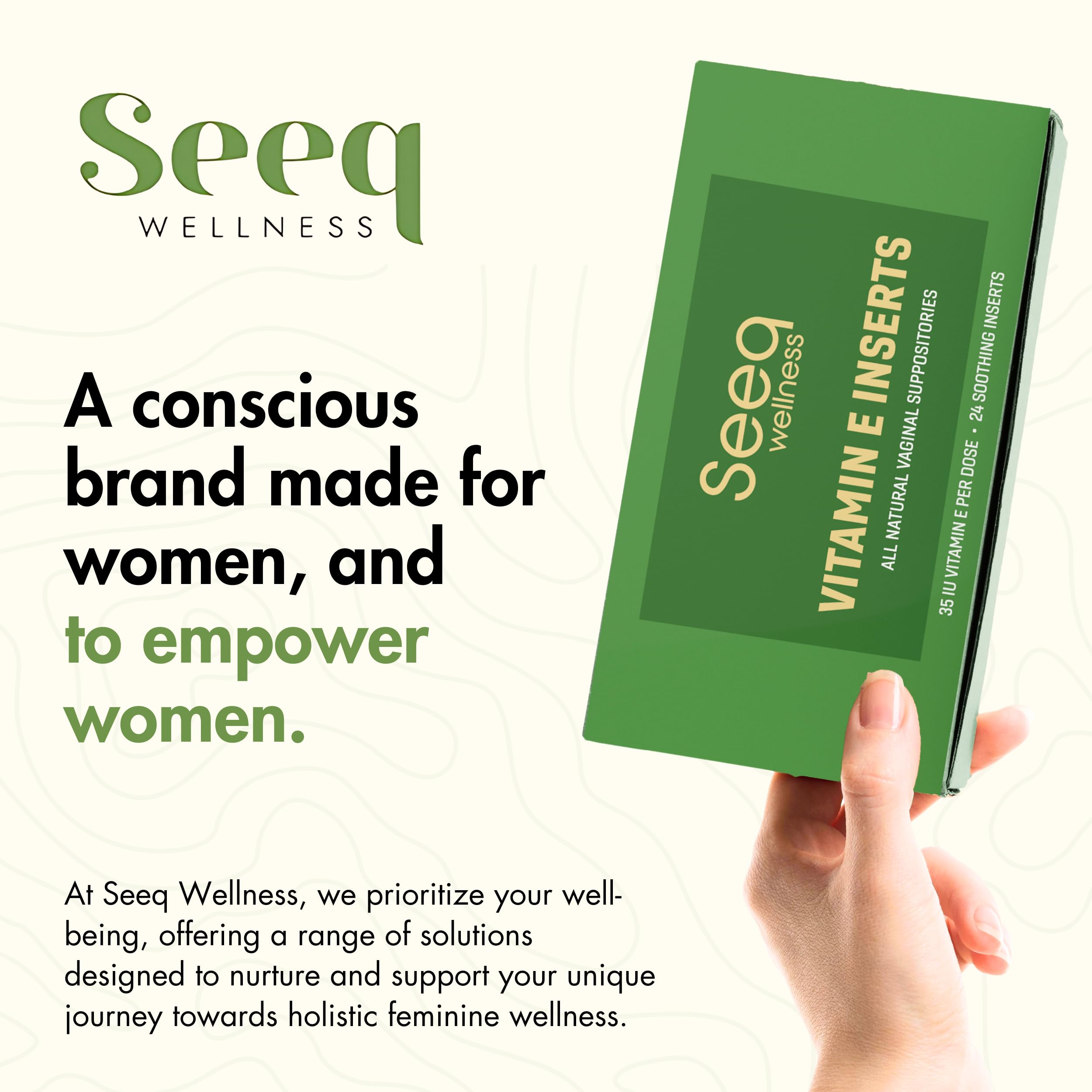 Seeq Wellness natural-base formula highlights plant-derived ingredients