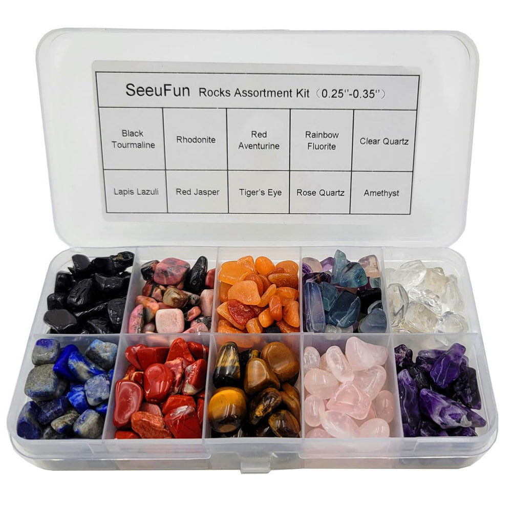 SeeuFun amethyst chip crystal for learning and crafts