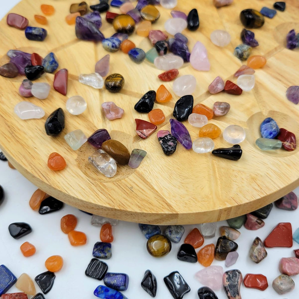 SeeuFun rose quartz chip crystal for mindful decor