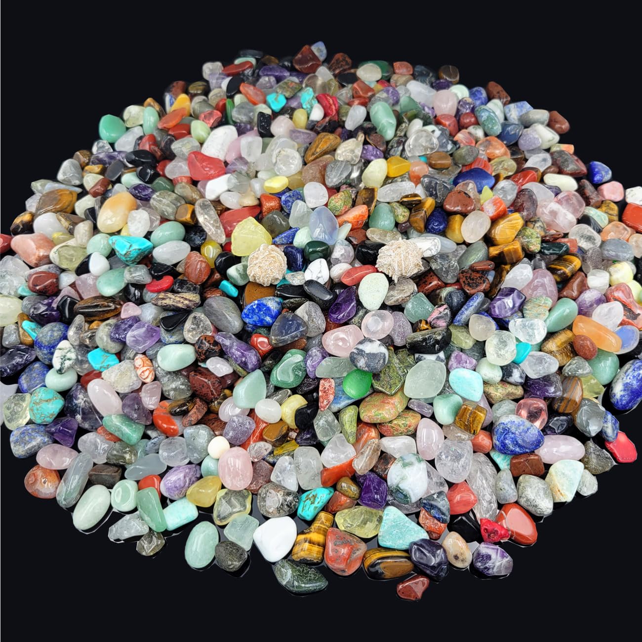 SeeuFun amethyst chip stones ideal for meditation-inspired decor and mindful study