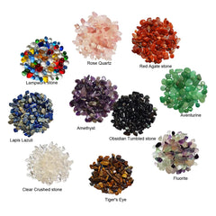 SeeuFun rose quartz mini chips evoke calm and inner peace for study.