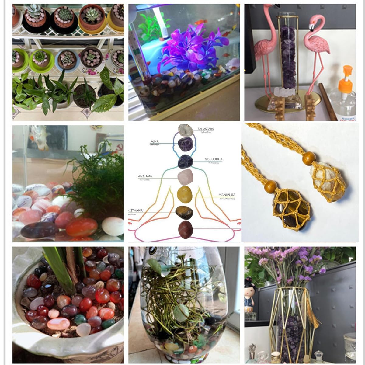 SeeuFun crystal stones collection for education, crafts, and home decor