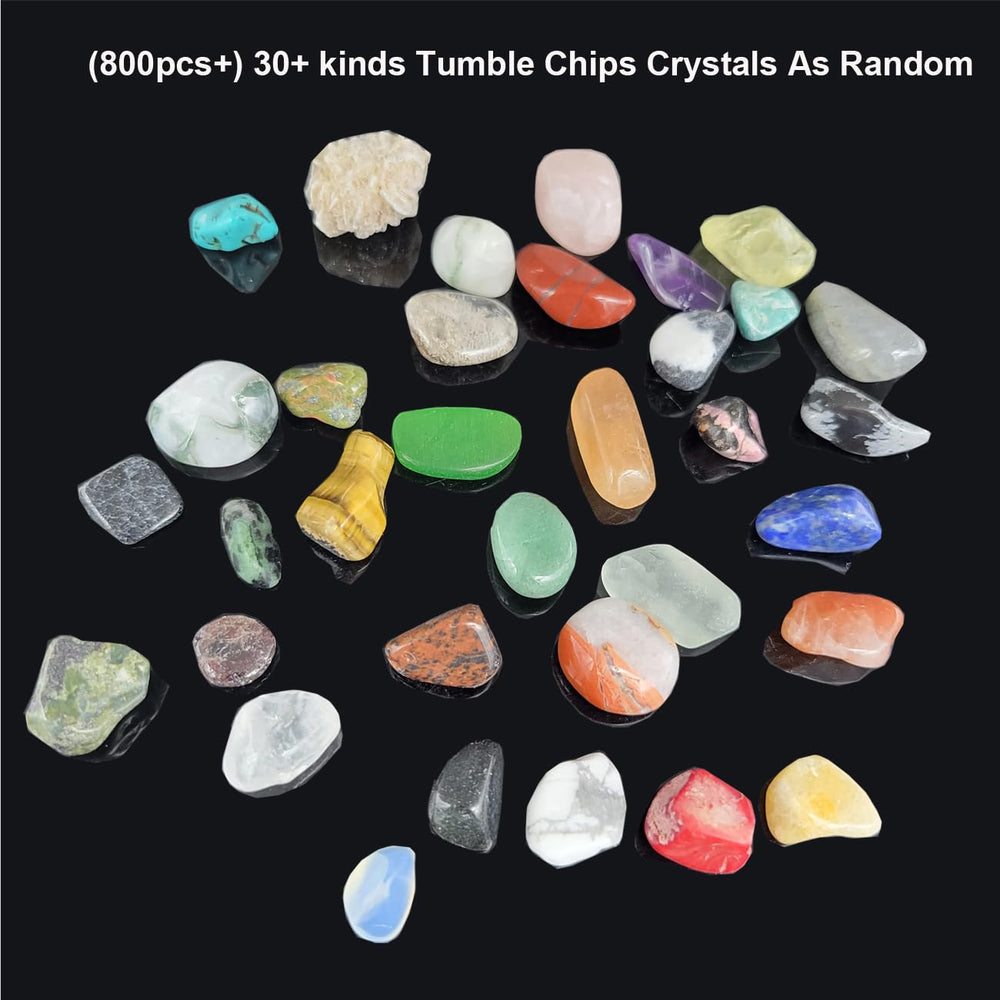 SeeuFun rose quartz chips for calming craft projects and decorative tumbling