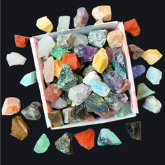 SeeuFun rose quartz rough stone suitable for soothing meditation and displays