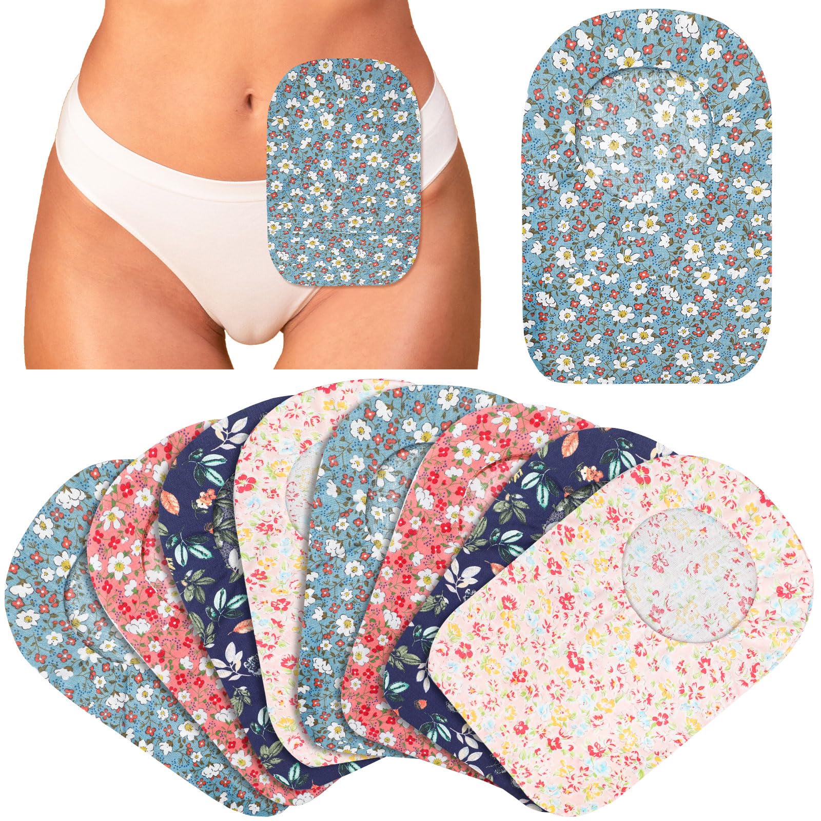 Seewey ostomy bag cover with round opening for discreet daily use