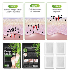 sefudun foot pads packaging showing 50 sheets for easy daily use