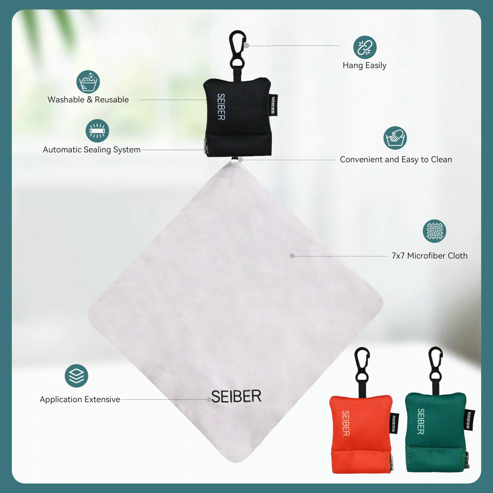 Limpieza de pantallas y gafas sin rayas con SEIBER.
