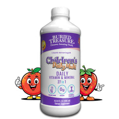 Select Nutrition Buried Treasure kids multivitamin bottle shown for daily nutrients