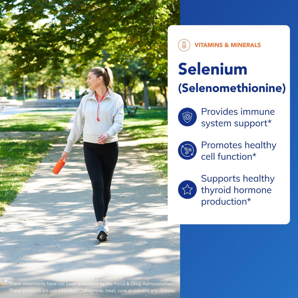 Selenium label highlights vegan and gluten-free formulation from Pure Encapsulations.