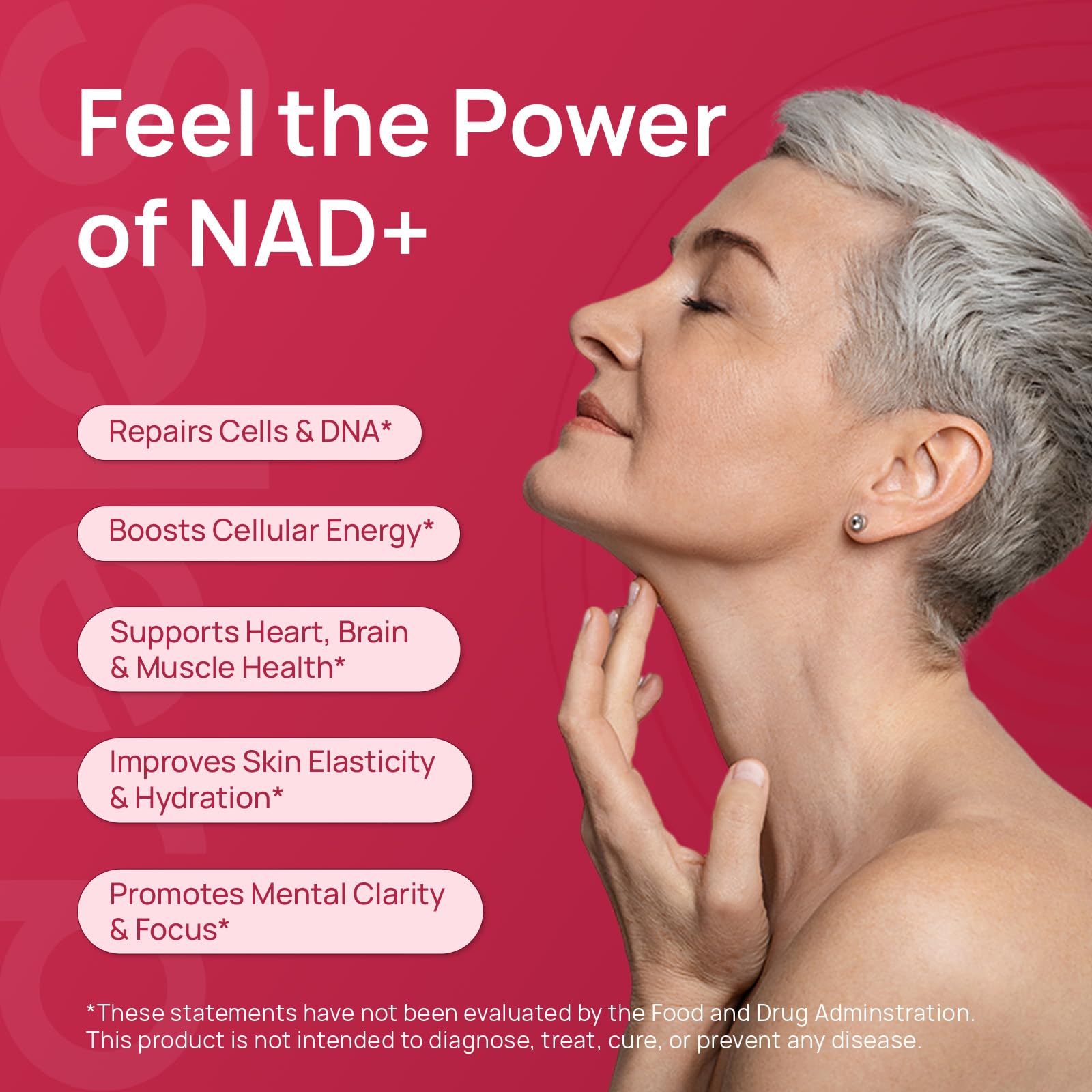 Selerb NADGENIE soft capsules close-up showing direct cellular absorption potential for vitality.