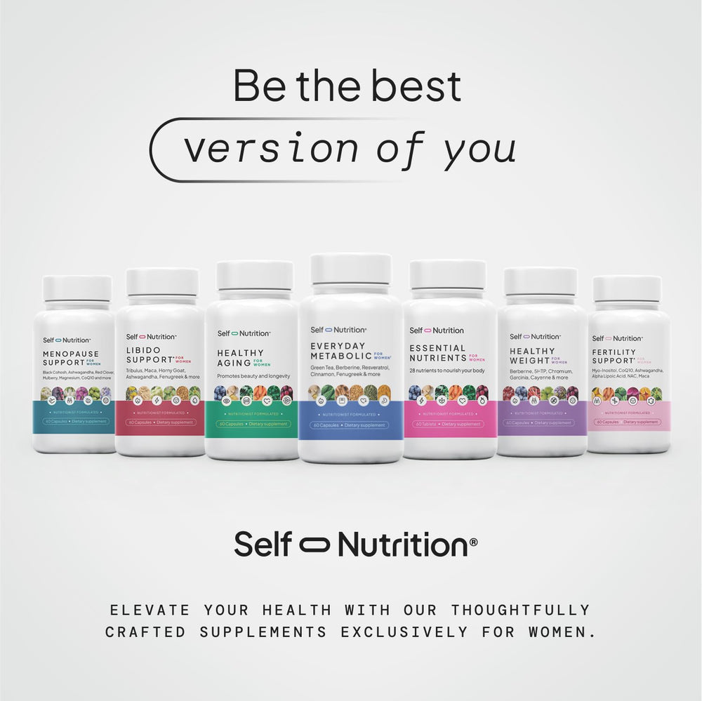 SELF NUTRITION vegan multivitamins women keto-friendly badge on label