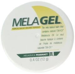 Selltop15 Melaleuca MelaGel topical balm disk for on-the-go skin comfort.