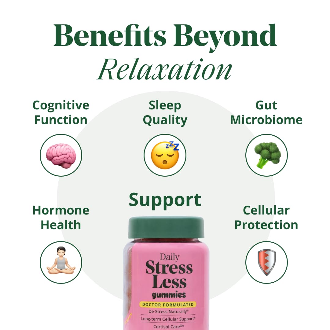 Semaine Stress Less Gummy ready for daily use on table