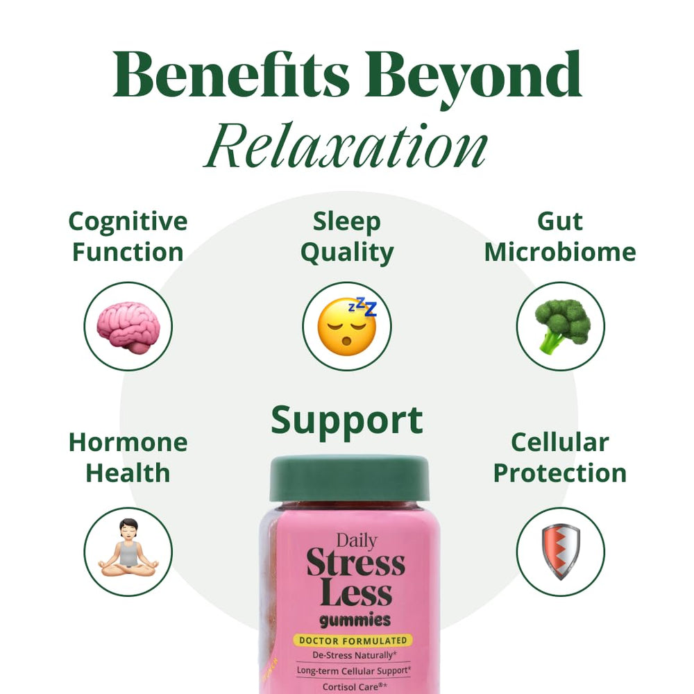 Semaine Stress Less Gummy ready for daily use on table