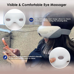 SEMTION Eye Massager with Heat, adjustable strap ensures a comfortable universal fit