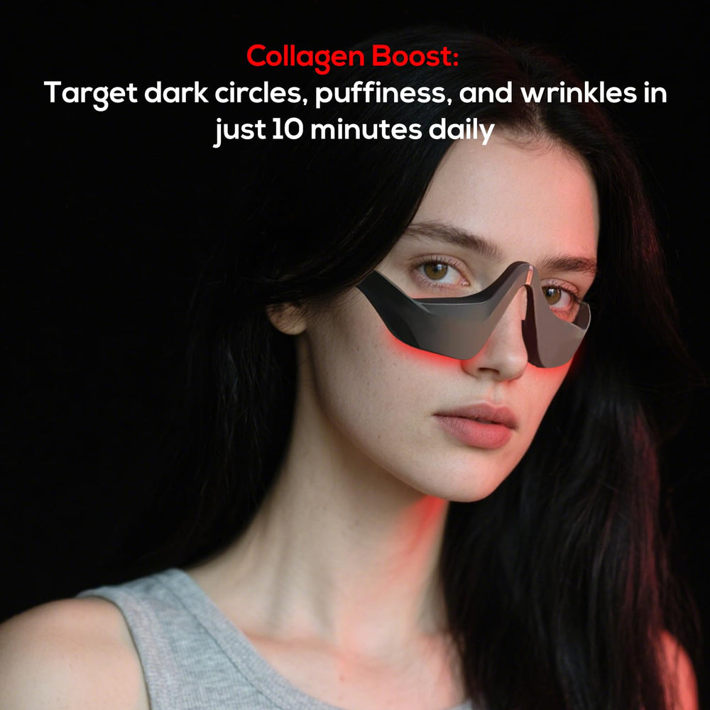 SENHI microcurrent eye massage targets the delicate eye area for relaxation.