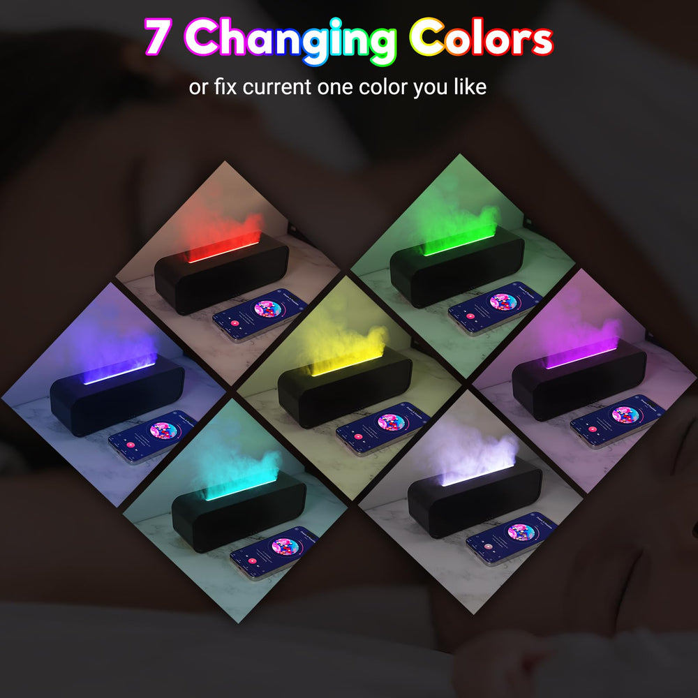 SENMUL diffuser with music syncing feature complements workouts or meditation.