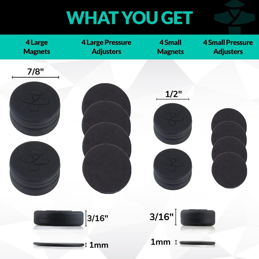 SenseAid magnets worn on the ear enable hands-free treatment sessions