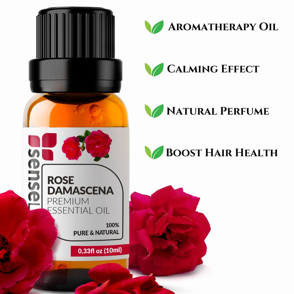 SenseLAB Rose Damascena fragrance swirl evokes a multilayered bouquet for ambiance.