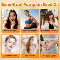 SEPT YAN label close-up mentions 3000mg pumpkin seed oil and 300mg saw palmetto