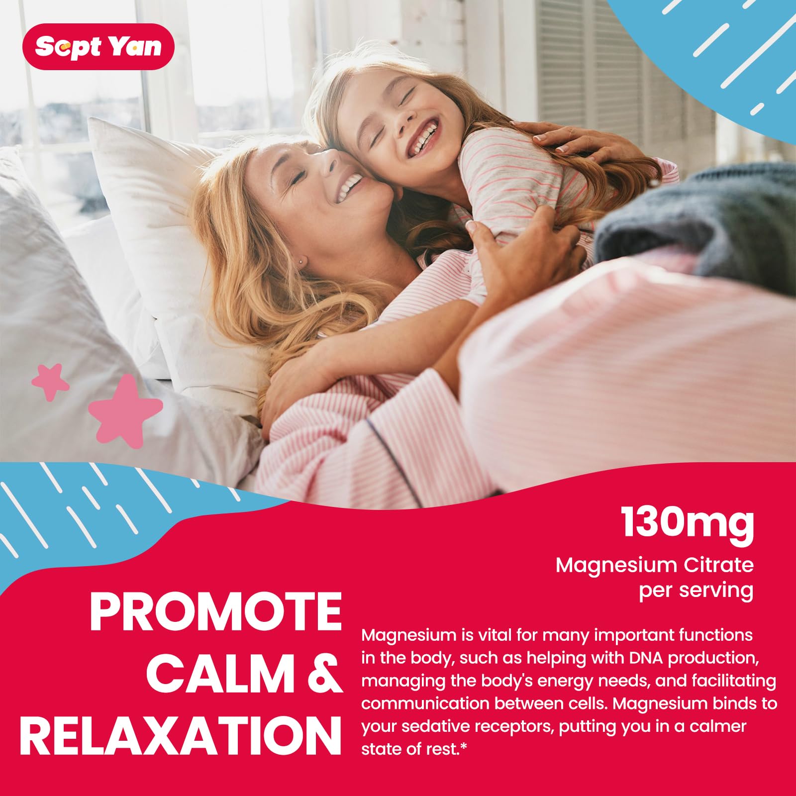 Sept Yan L-Theanine and chamomile blend promotes relaxed evenings