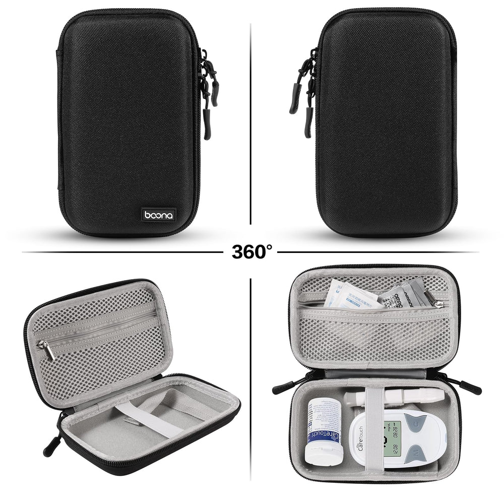 Seqoiyia mesh-pocket design secures small items like wipes and lancets.