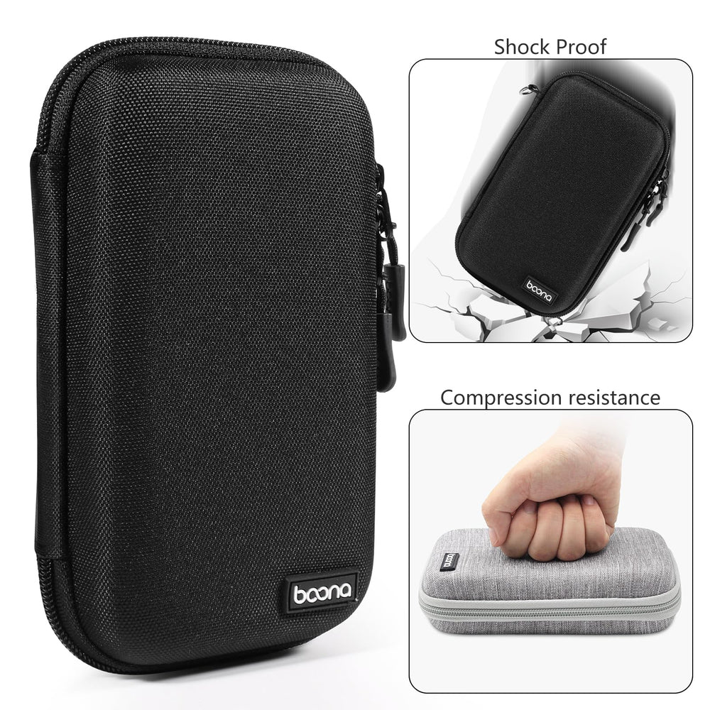 Seqoiyia travel case with two compartments keeps supplies neatly separated.