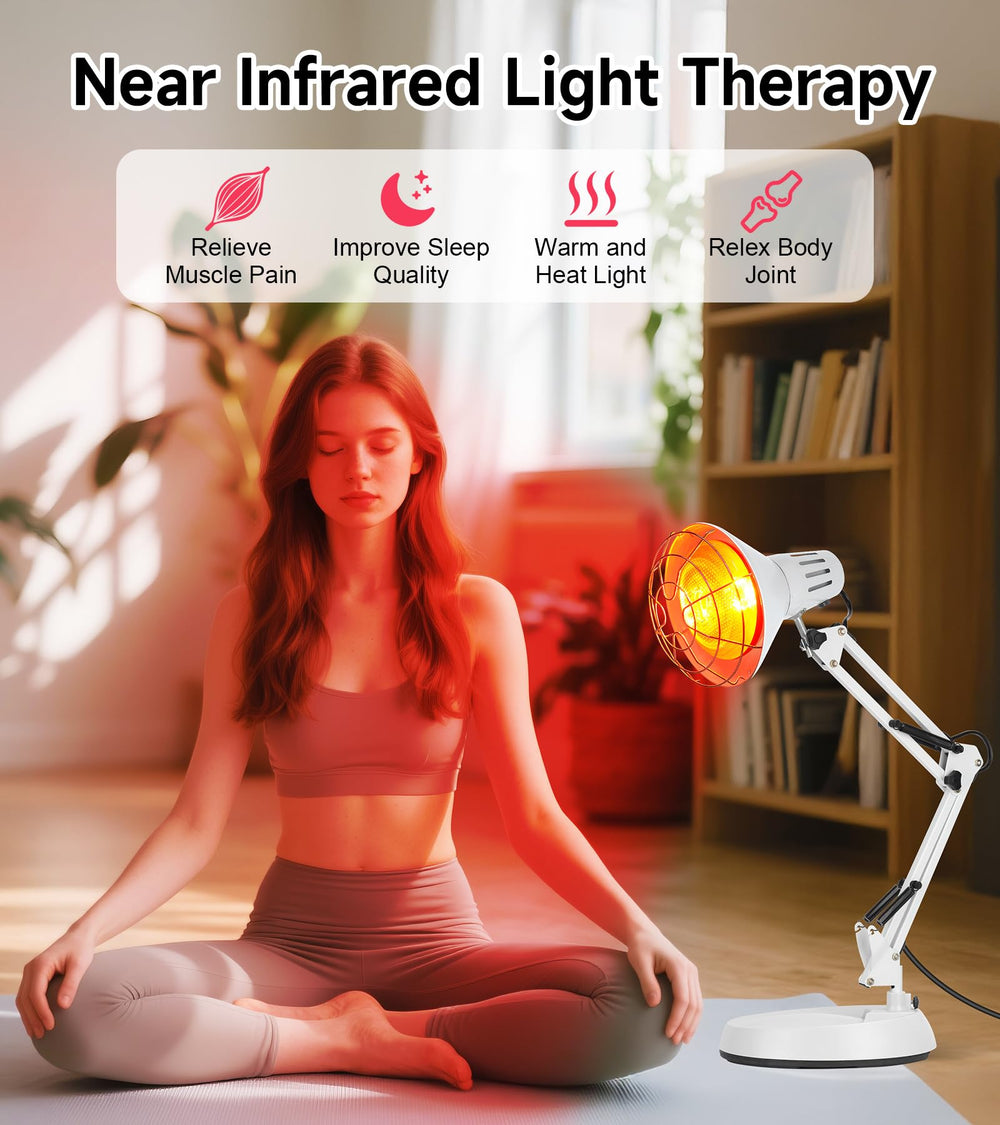 Gift-ready infrared lamp ideal for health-minded loved ones.