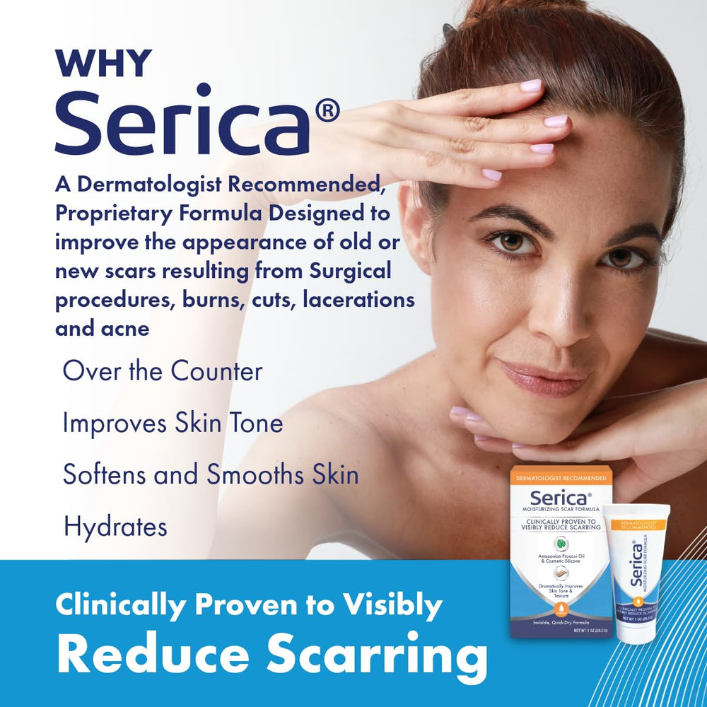 Serica Scar Gel features Pracaxi oil for moisture balance.