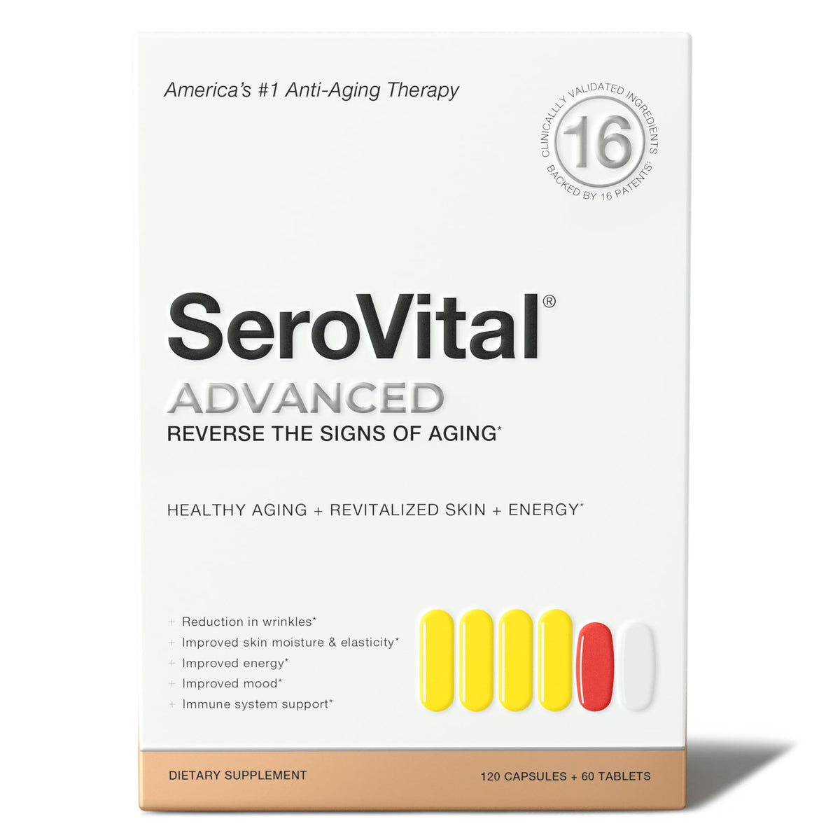 SeroVital Advanced ceramides hydrate and strengthen skin for a refreshed complexion.