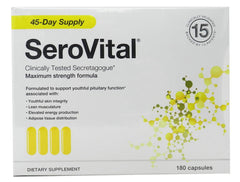 Serovital Renewal Complex bottle front view for daily energy support.
