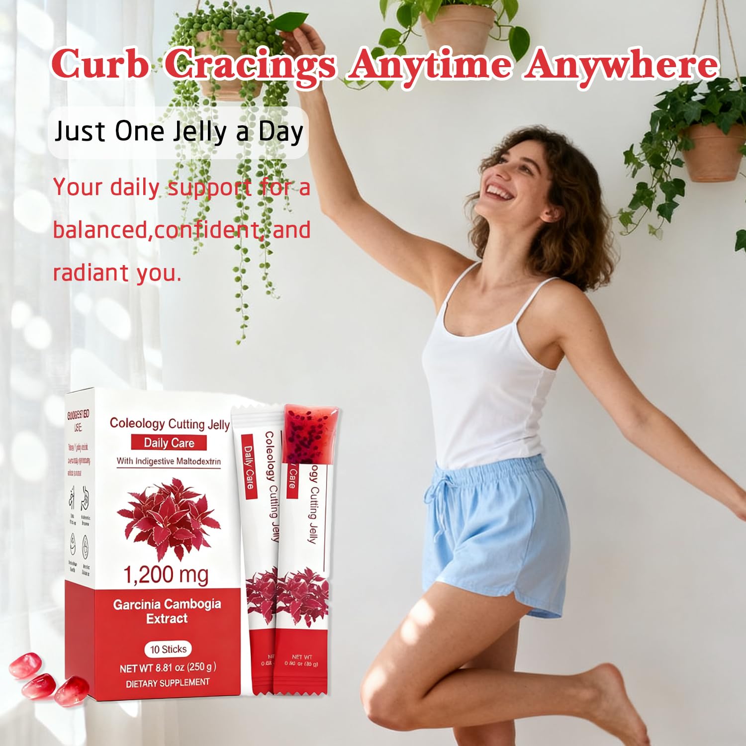 Daily-use setting showing the jelly stick as a convenient wellness option.