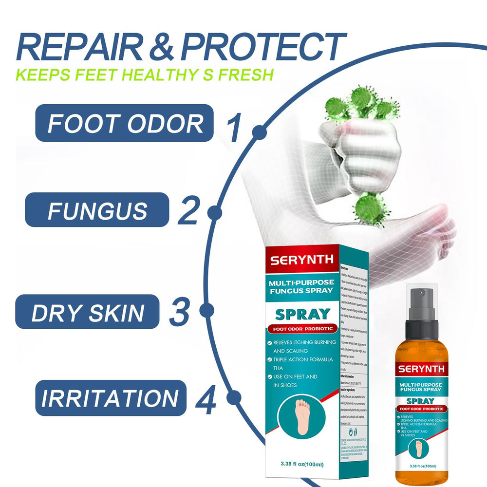 SERYNTH daily foot care scene illustrating regular application use.