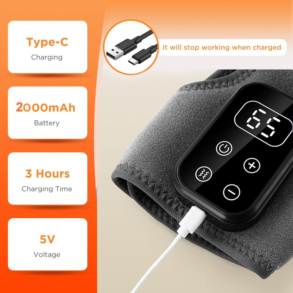 Seryuc Foot Massager control panel shows easy one-touch operation for customization.