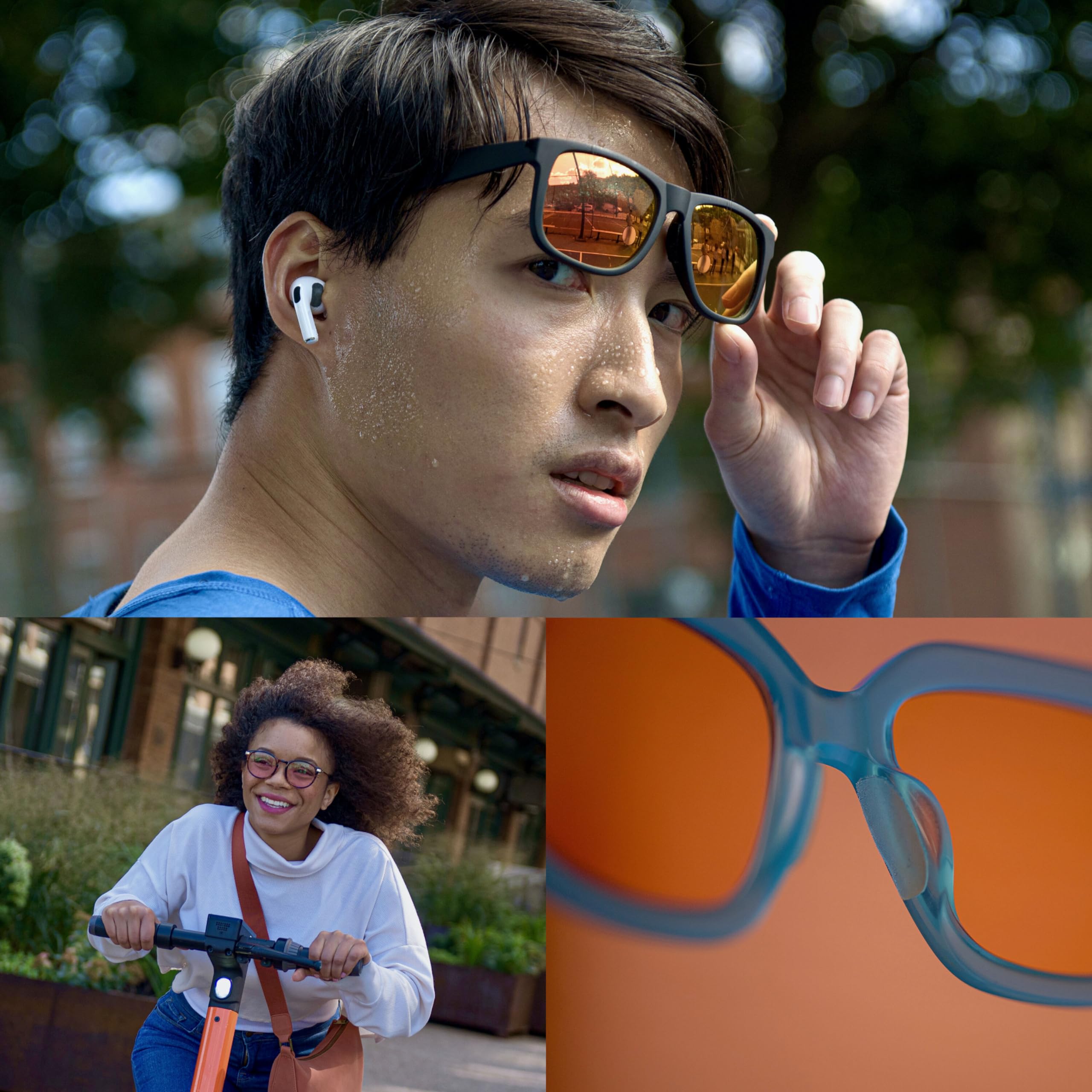 Setex Gecko Grip fits plastic eyeglasses, readers and safety glasses.