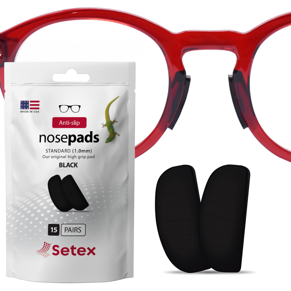 Setex Gecko Grip nose pad closeup shows fibrous structure for secure hold.